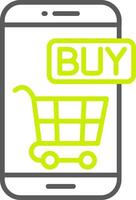 Online Store Light Mode Icon vector