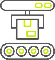 Conveyor Belt Streamlined App Object vector