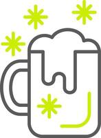 Cold Beer Custom Visual Mark vector