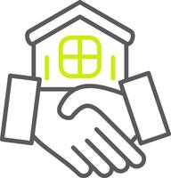 Agreement Bold Shape Icon vector