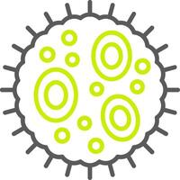 Bacteria Streamlined Design Token vector