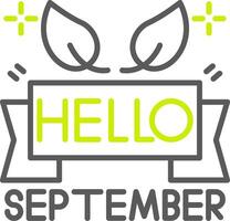 September Dynamic Creative Piece vector