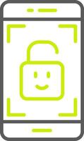 Face Id Polished App Object vector
