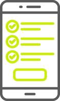 Checklist Dynamic Web Graphic vector