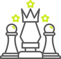 Chess Pieces Custom Interface Symbol vector