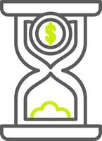 Hourglass Neutral Icon Unit vector