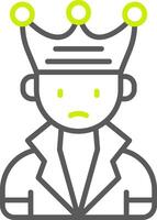 King Neutral Icon Unit vector