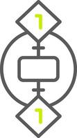 One To One Dynamic UI Symbol vector