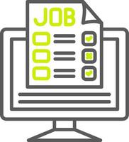Online Test Elegant Tech Badge vector