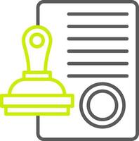Rubber Stamp Optimized Creative Piece vector