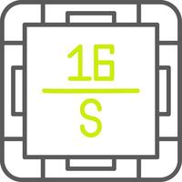Sulfur Advanced Visual Mark vector