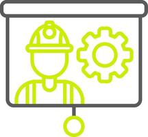 Presentation Smart Line Drawing vector