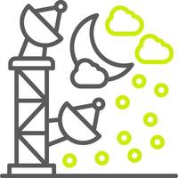 Satellite Tower Refined UX Graphic vector