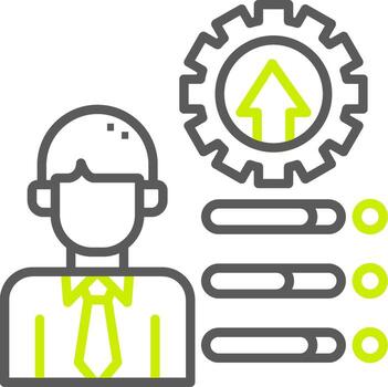 Skill Development Responsive Grid Visual vector