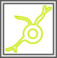 Oligodendrocyte Responsive Grid Visual vector