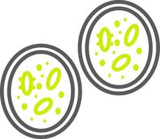 Cell Neon Grid Feature vector