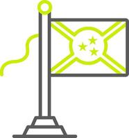 Burundi Flag Versatile Design Token vector