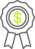 Casino Medal Custom Visual Mark vector