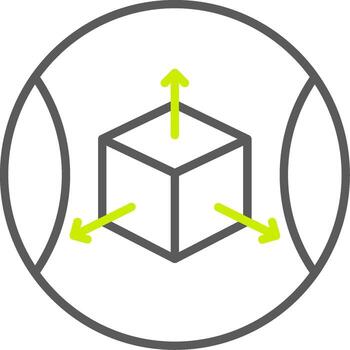 3d Modeling Simple Web Tag vector