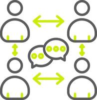 Commuication Dynamic Web Graphic vector