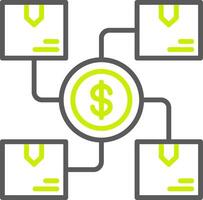 Cost Clean Frame Graphic vector