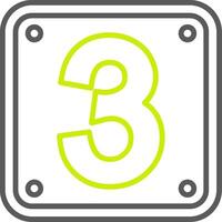 Number 3 NextGen UI Module vector