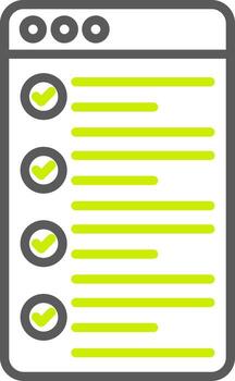 Bullet List Smart Interface Unit vector