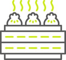 Dim Sum Clean Badge Asset vector