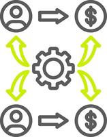 Methodology Dynamic UX Asset vector
