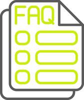 Document Trendy UI Label vector
