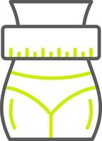 Measure Custom Line Drawing vector