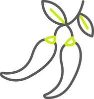 Red Chili Pepper Advanced Design Token vector