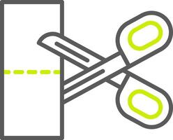 Scissors Polished App Object vector