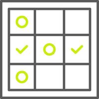 Tic Tac Toe Custom UX Asset vector