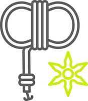 Rope Functional Web Symbol vector