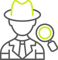 Detective Custom Tech Badge vector