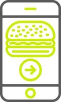 Online Order NextGen Web Graphic vector