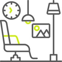 Recliner Polished Interface Symbol vector