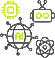 Global Technology Polished App Object vector