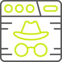 Incognito Advanced Visual Mark vector