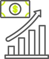 Increase Responsive UX Token vector