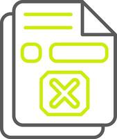 List Dynamic Creative Piece vector