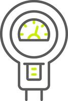 Parking Meter Modular Design Token vector