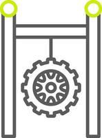 Tire Abstract App Mark vector