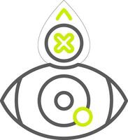 Avoid Eye Contact Versatile Design Token vector