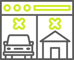 Booking Cancel Custom Visual Mark vector