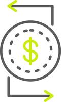 Money Back Guarantee Gradient Style Mark vector
