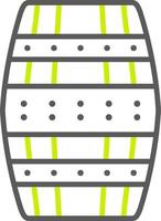 Barrel Smart Line Drawing vector