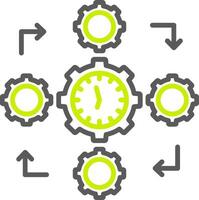 Busy Dynamic Visual Mark vector