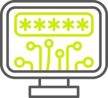 Password Dynamic App Object vector